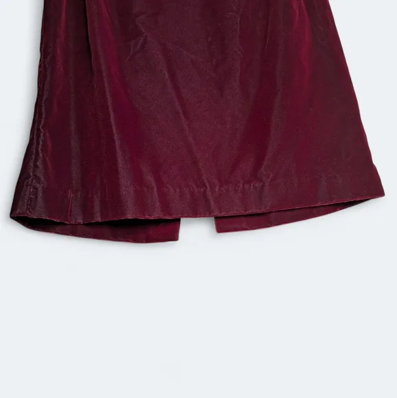 Vintage Cachet by Bari Protas Plum Velvet Romantic Evening Dress Size 16 NWT - Picture 10 of 14